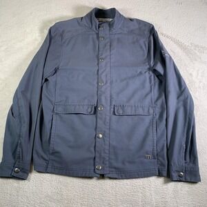 TravisMathew Jacket Mens Medium Blue Softshell Golf Windbreaker Pelican Hill